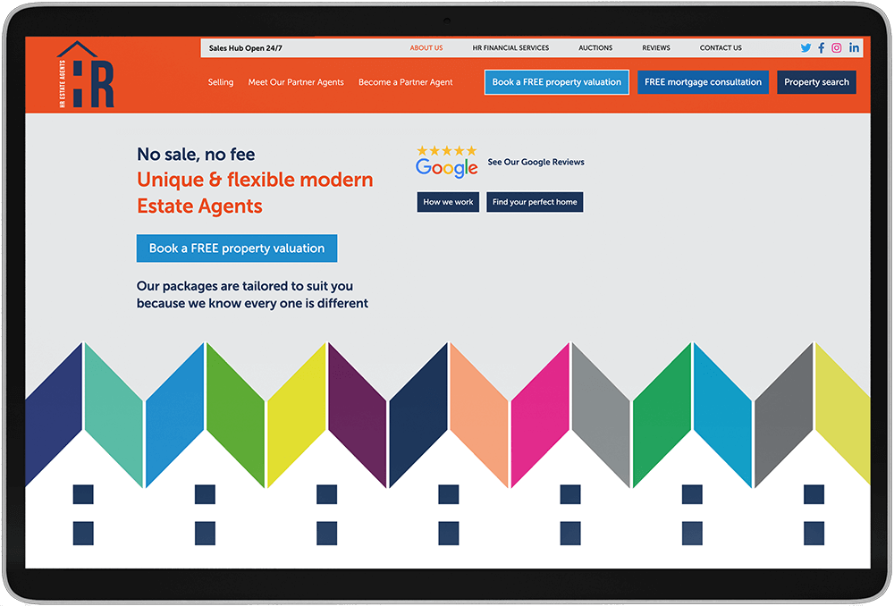 Custom Web Design HR Estate Agents Website